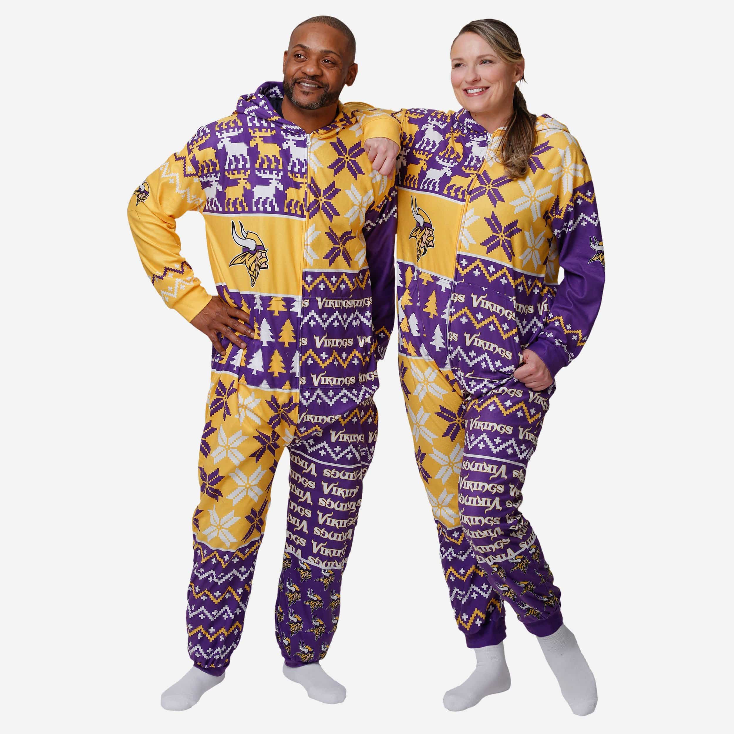 Women's Purple Minnesota Vikings Holiday Pajama Set