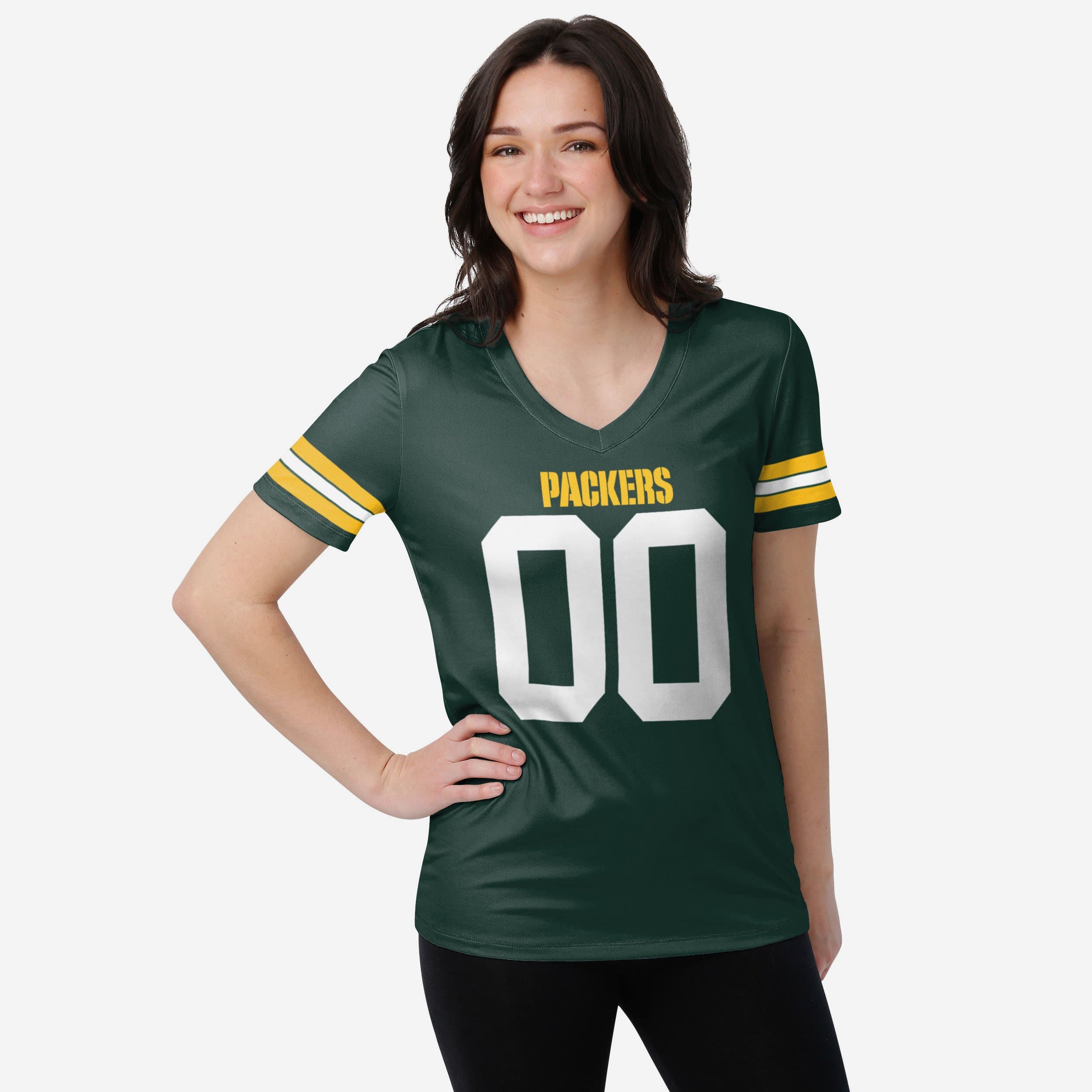 Green Bay Packers Homerun Women's Pine Long Sleeve Shirt – Green