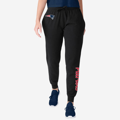 New England Patriots NFL Womens Solid Big Wordmark Leggings