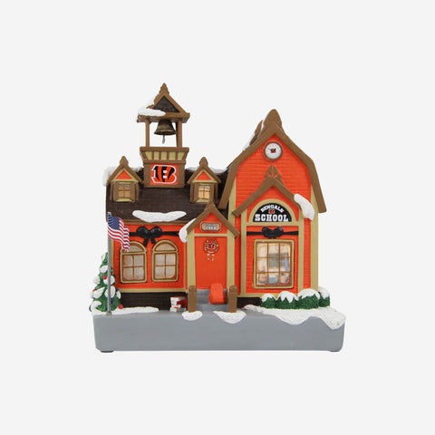 Oklahoma OSU NFL School House Ceramic Christmas Village Collection