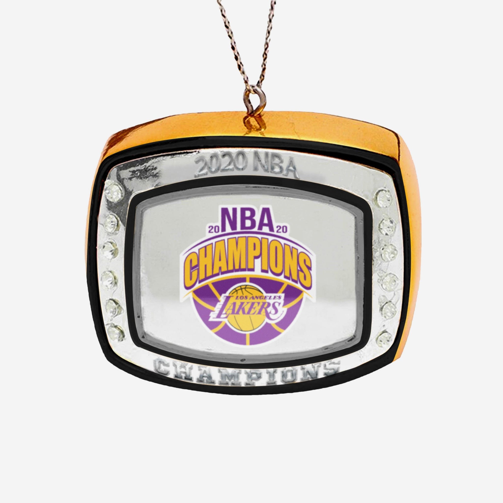 Los Angeles Lakers 2020 NBA Champions Ring Ornament FOCO