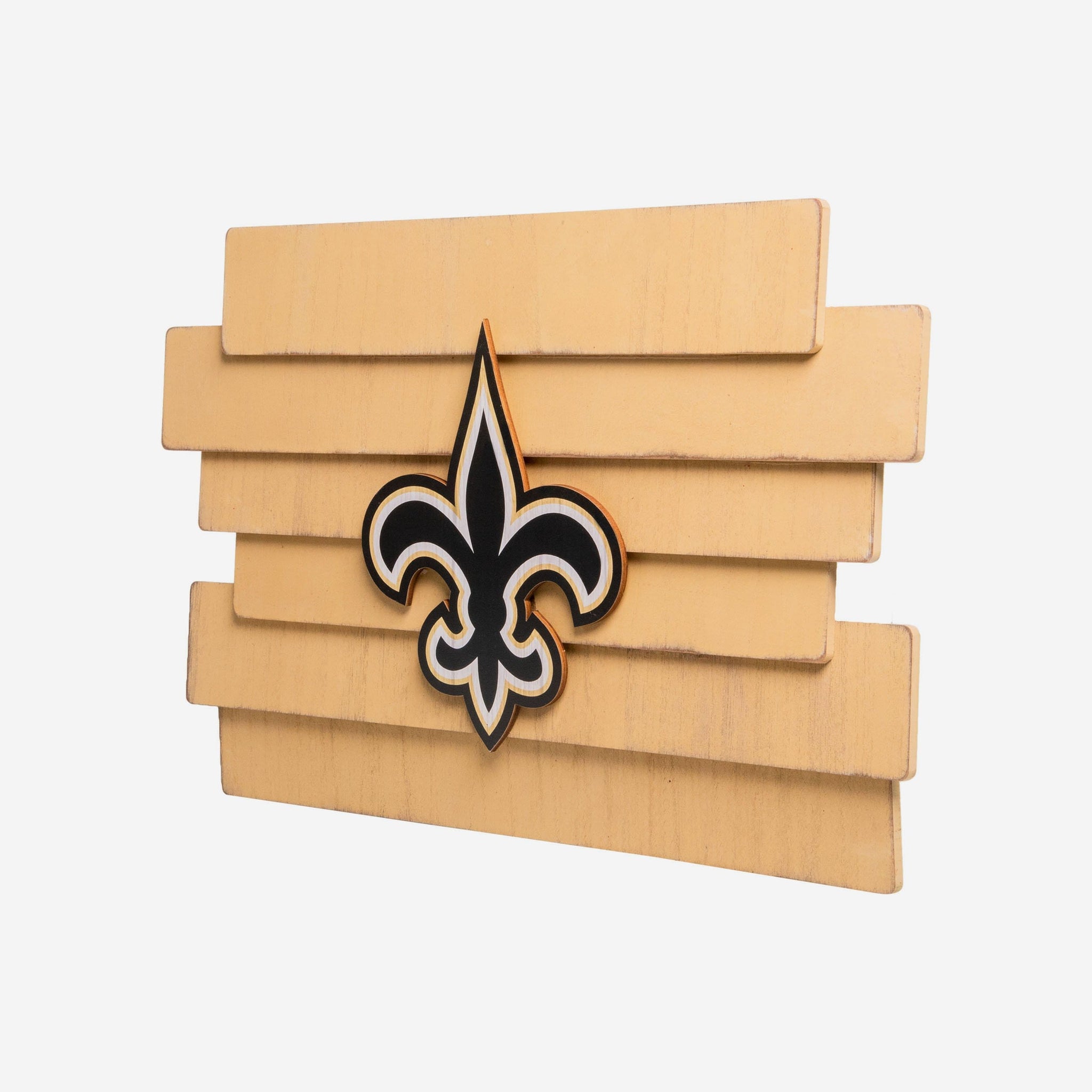 New Orleans Saints Staggered Wood Logo Sign FOCO