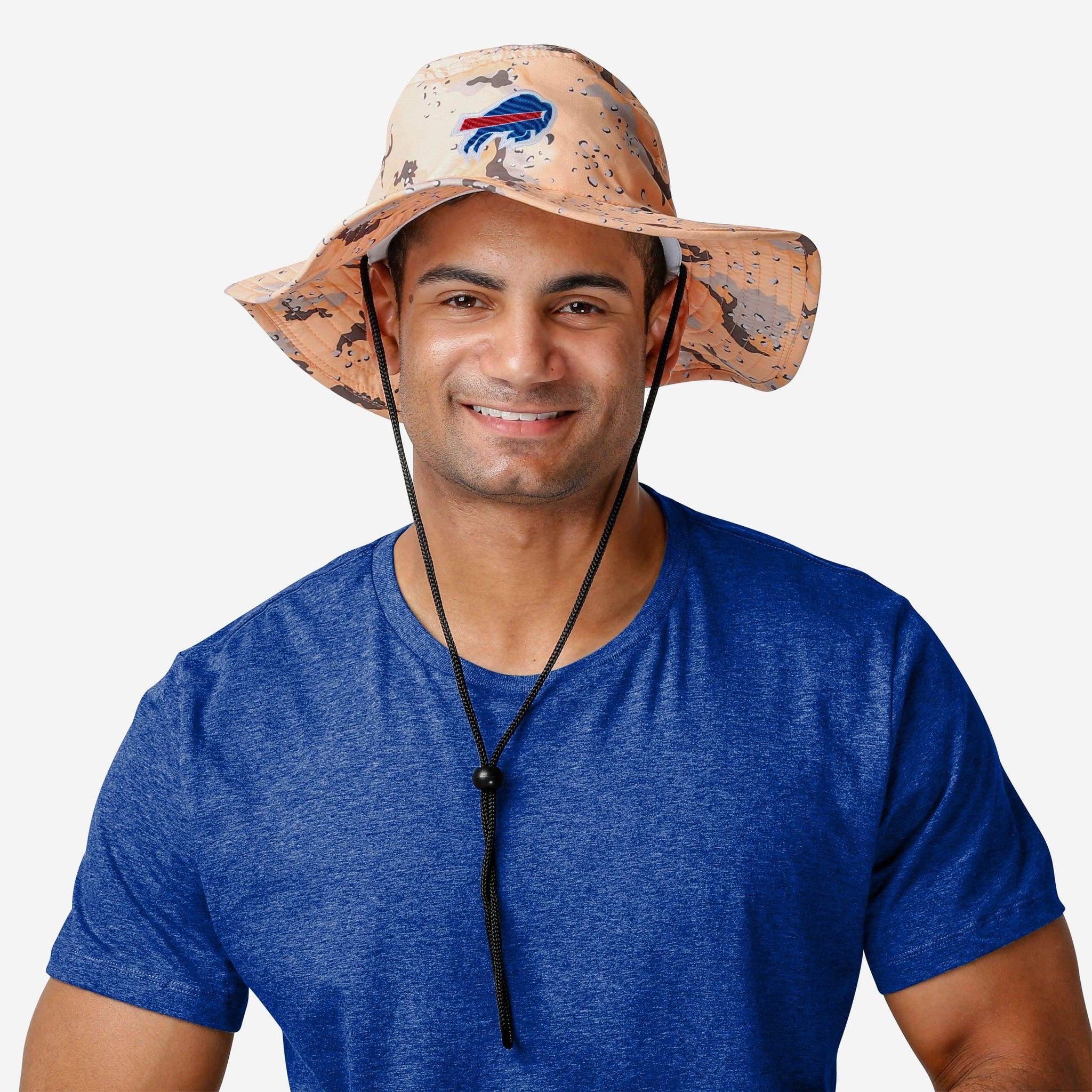 KTZ Buffalo Bills Camo Pop Bucket Hat for Men