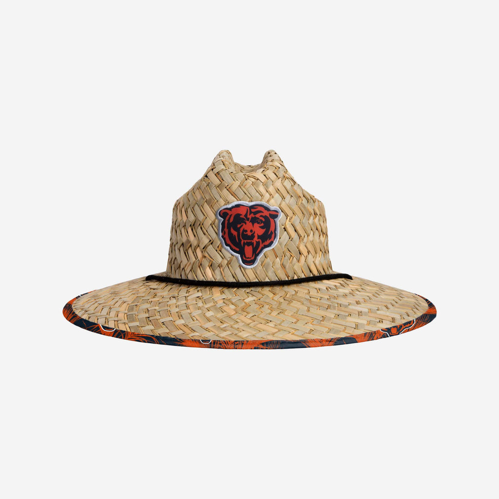 Chicago Bears Floral Straw Hat FOCO