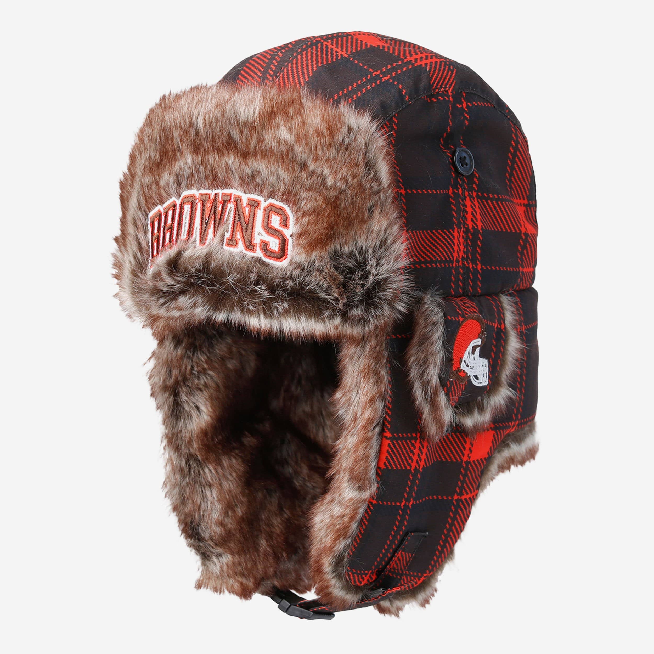 Dallas Cowboys NFL Wordmark Flannel Trapper Hat