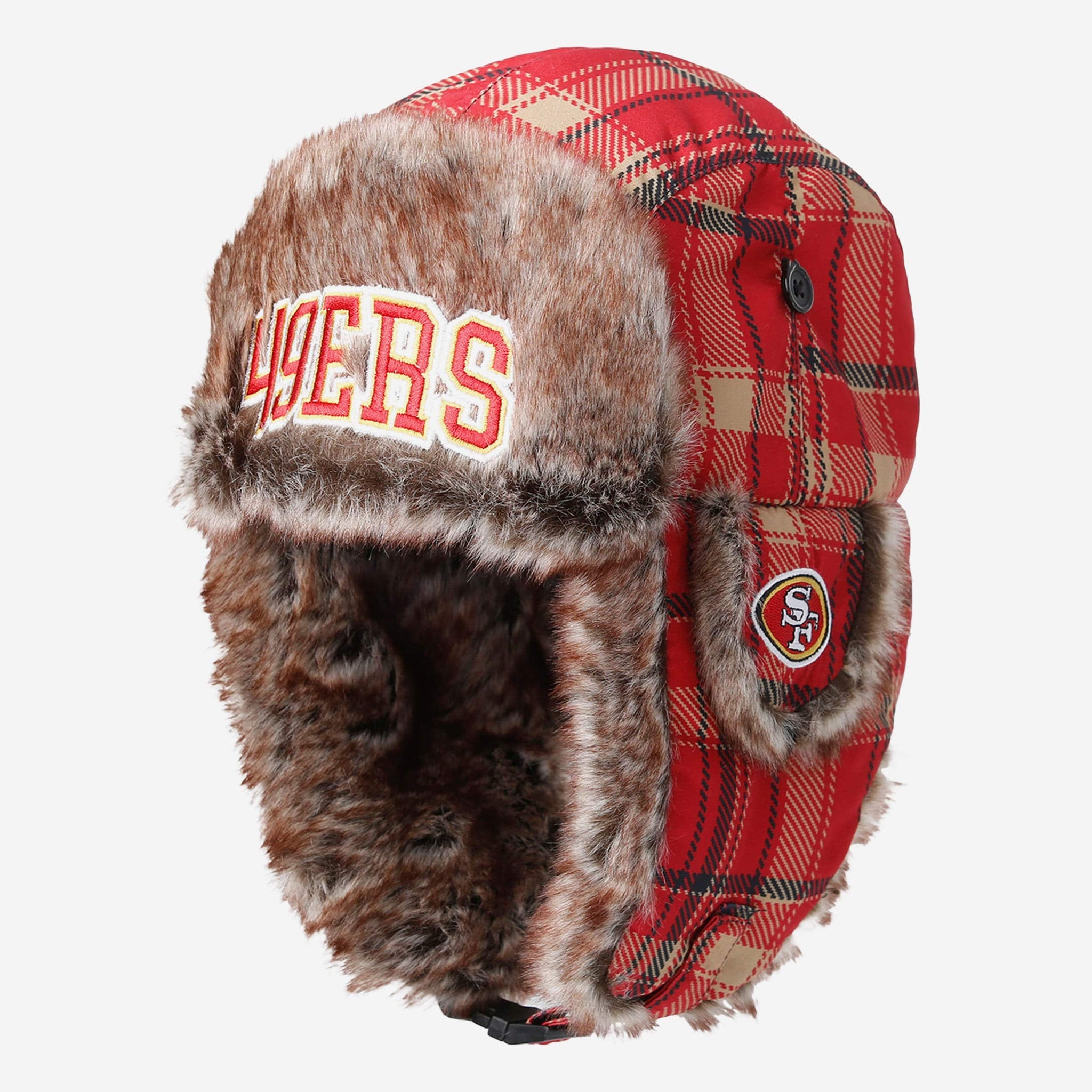 Buffalo Bills Big Logo Trapper Hat With Face Cover FOCO