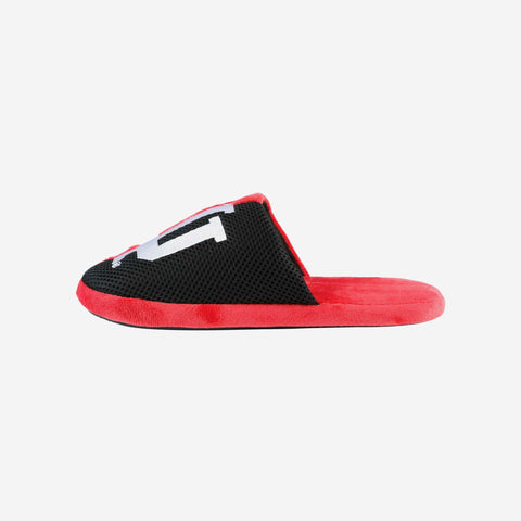 Nike Chicago Cubs Off-Court Wordmark Slide Sandals in Black