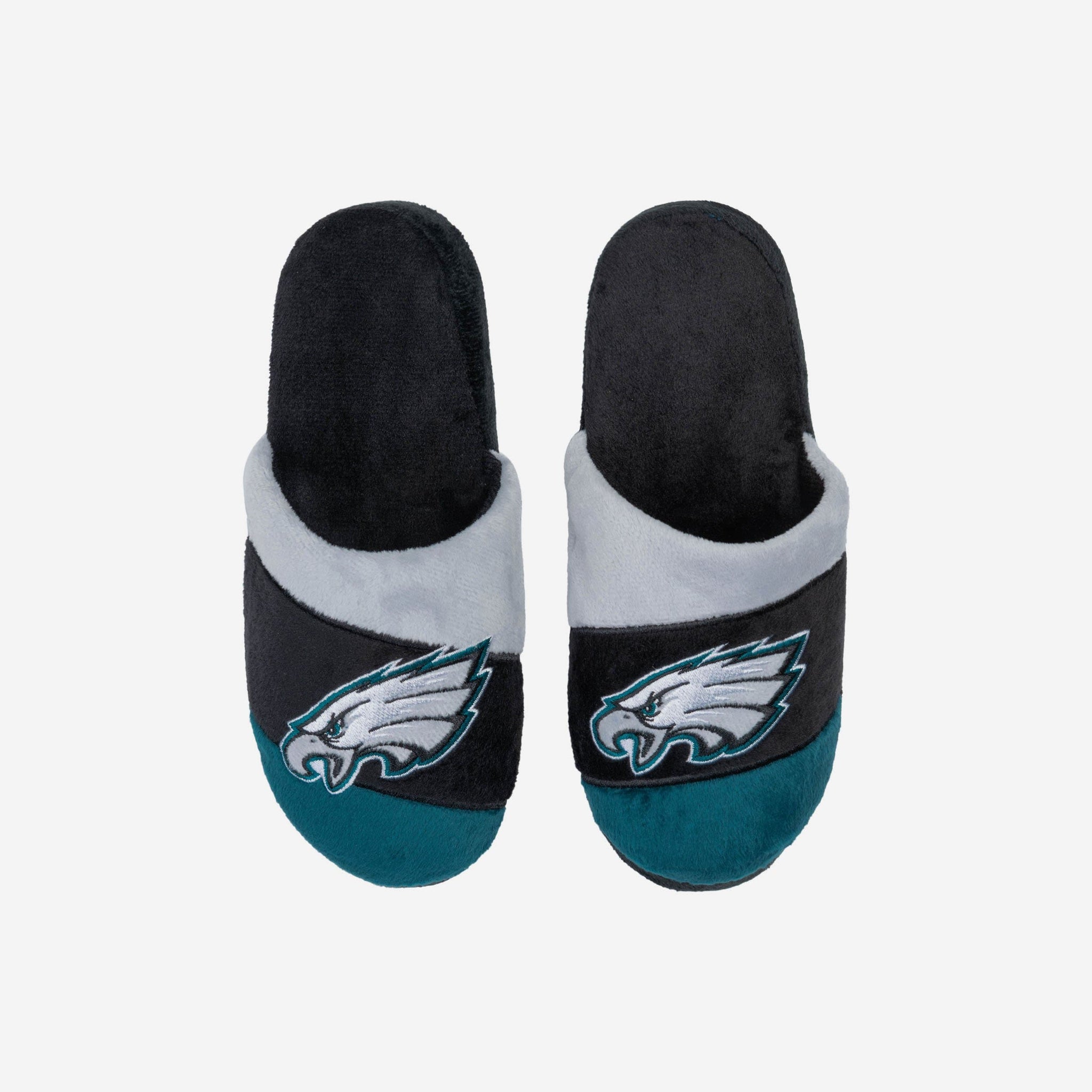 Philadelphia Eagles Youth Colorblock Slide Slipper FOCO