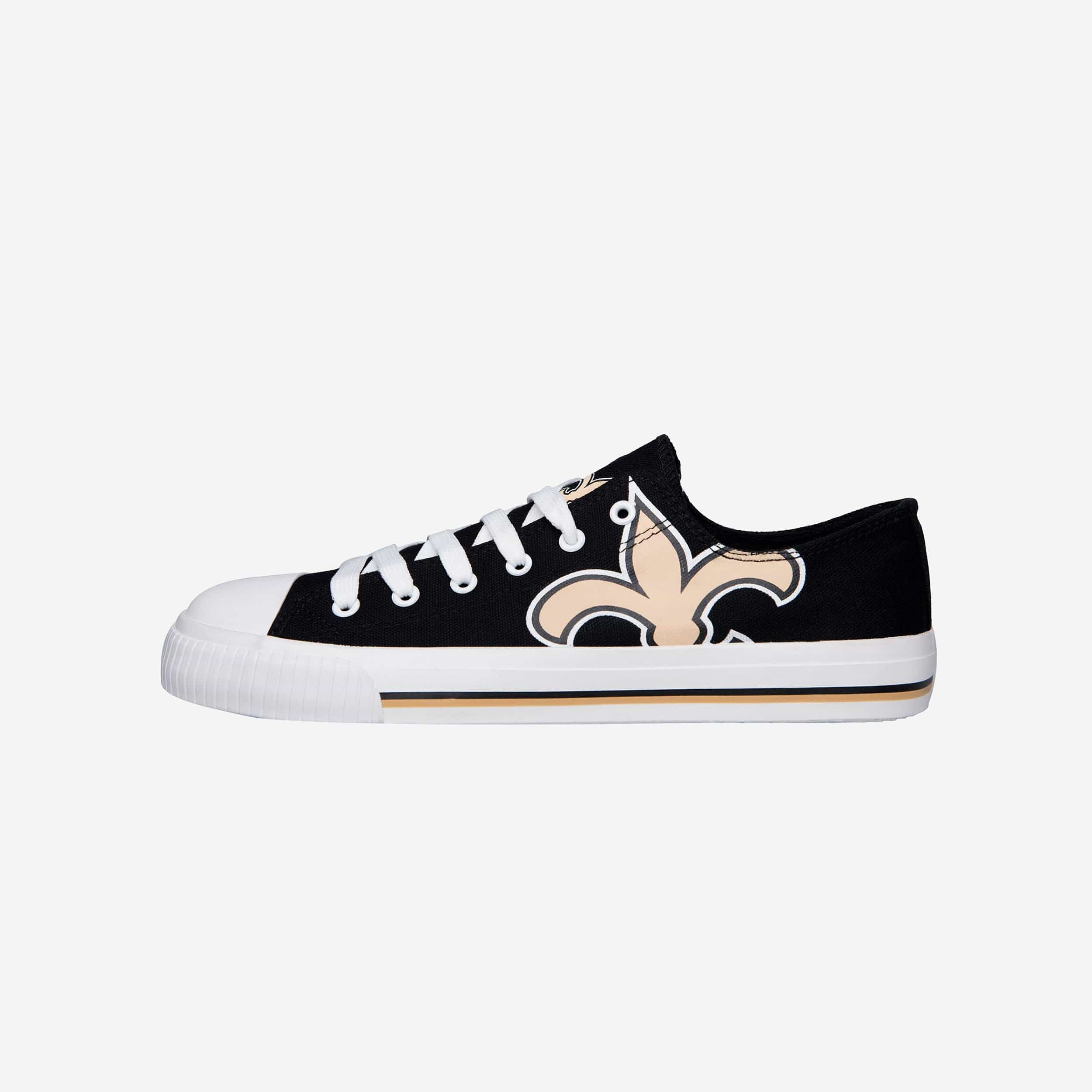 New Orleans Saints Women's Canvas Stripe Shoes