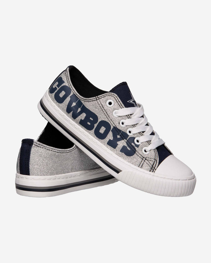 Dallas Cowboys Womens Glitter Low Top 