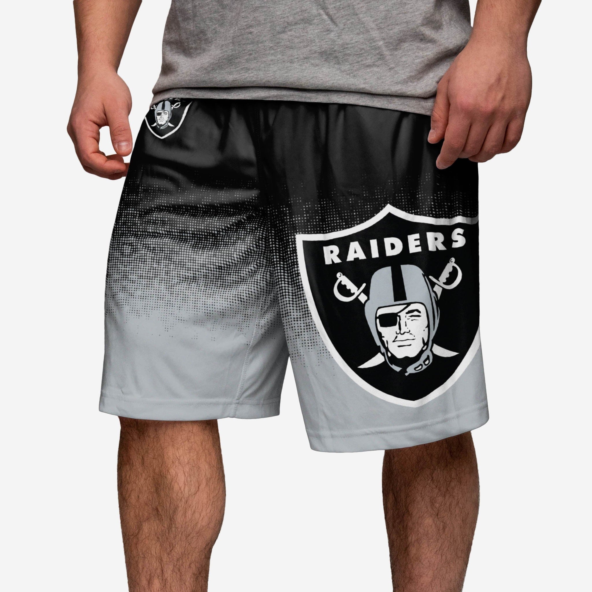 Oakland Raiders Gradient Polyester Short