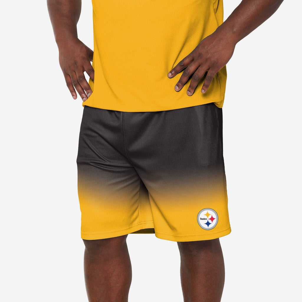 Pittsburgh Steelers Game Ready Gradient Training Shorts FOCO