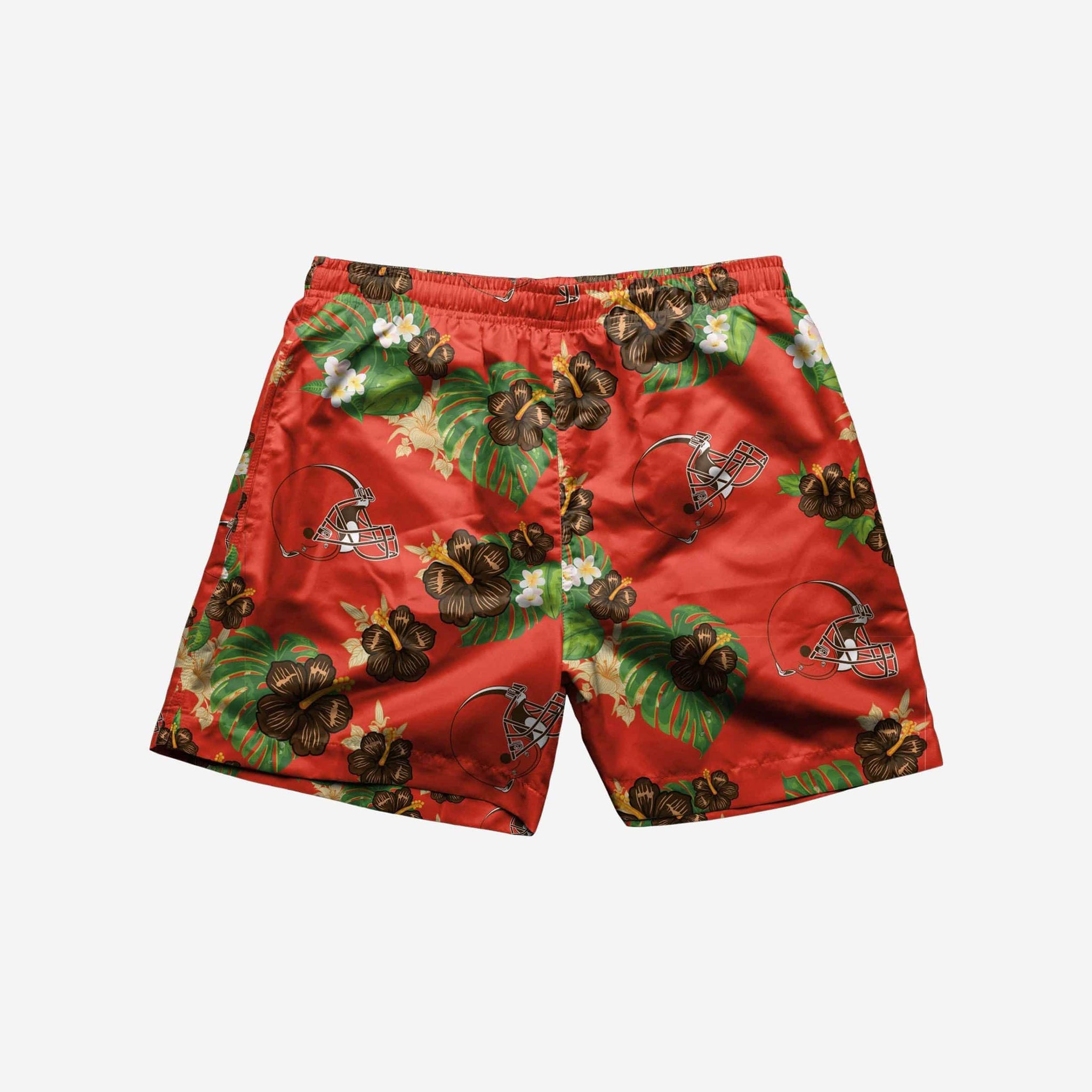 Cleveland Browns Floral Swimming Trunks FOCO