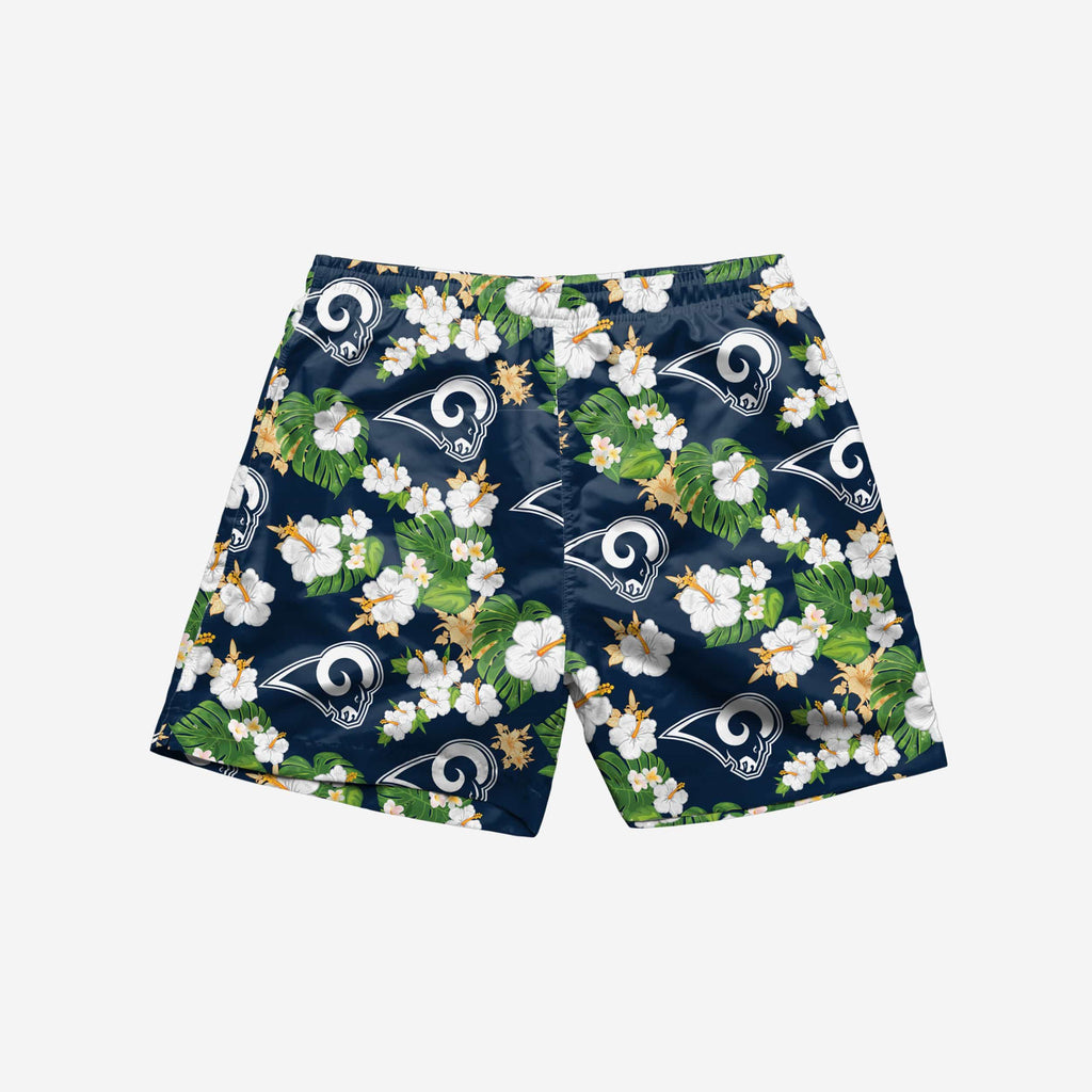 Los Angeles Rams Original Floral Swimming Trunks FOCO