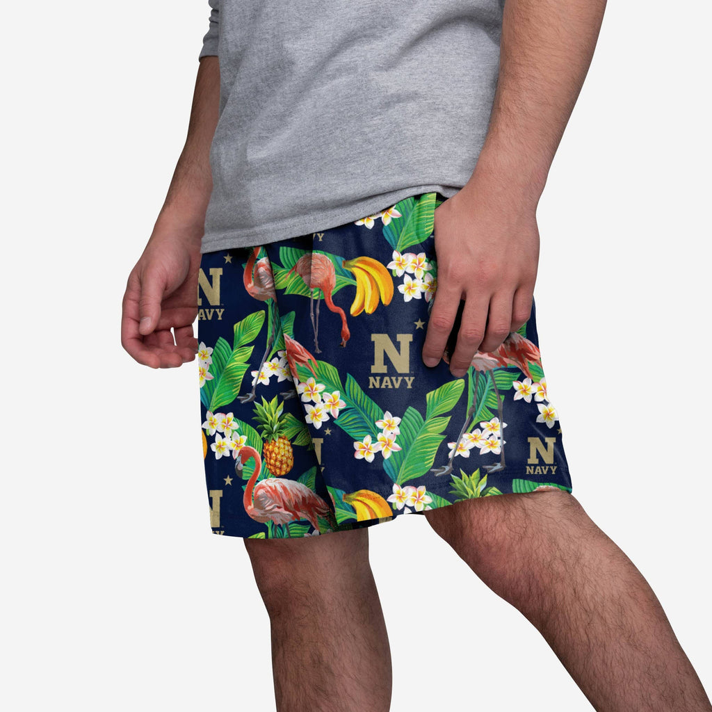 Navy Midshipmen Floral Shorts FOCO