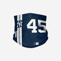 New York Yankees MLB Giancarlo Stanton On-Field Pinstripe UV Gaiter Sc