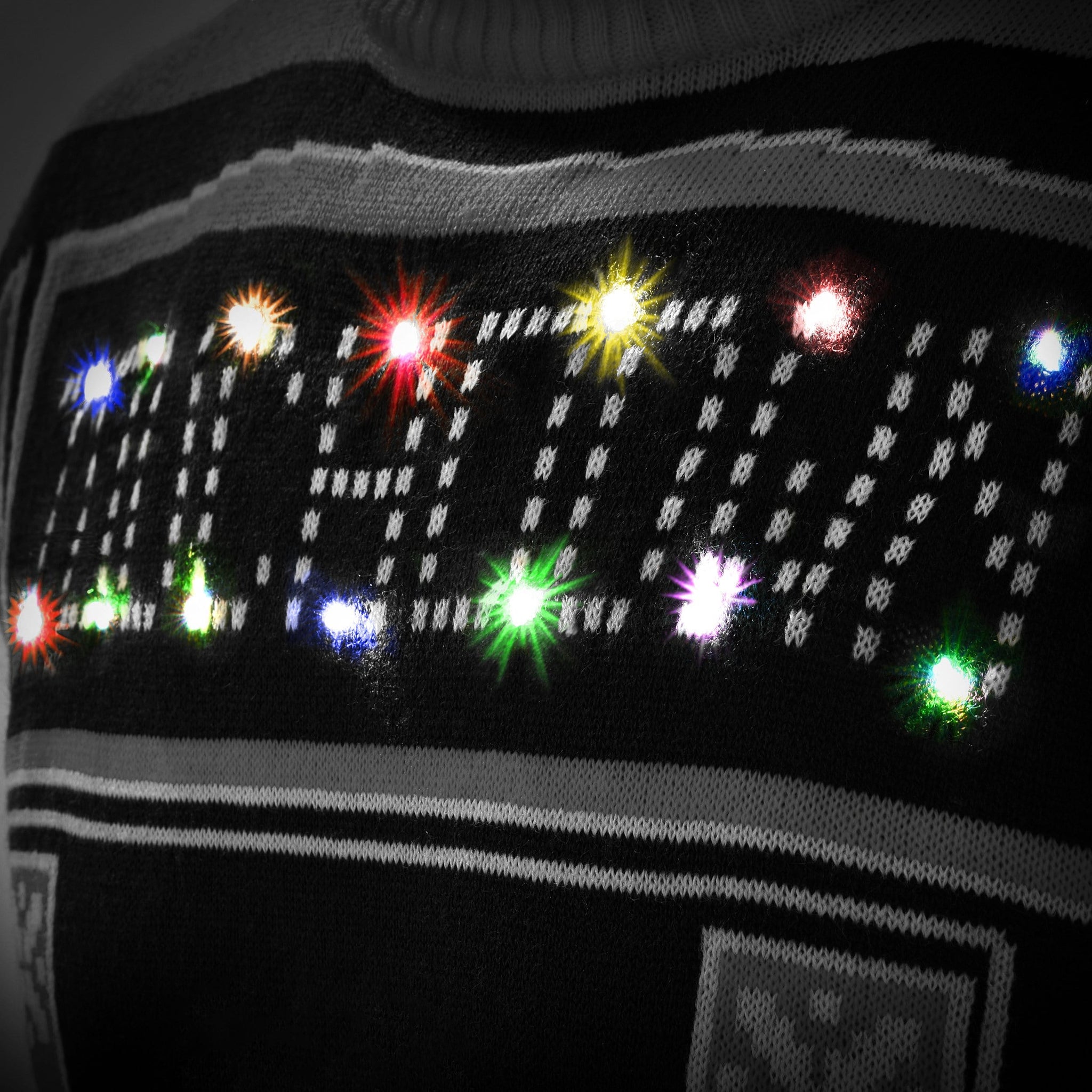 ohio state light up christmas sweater