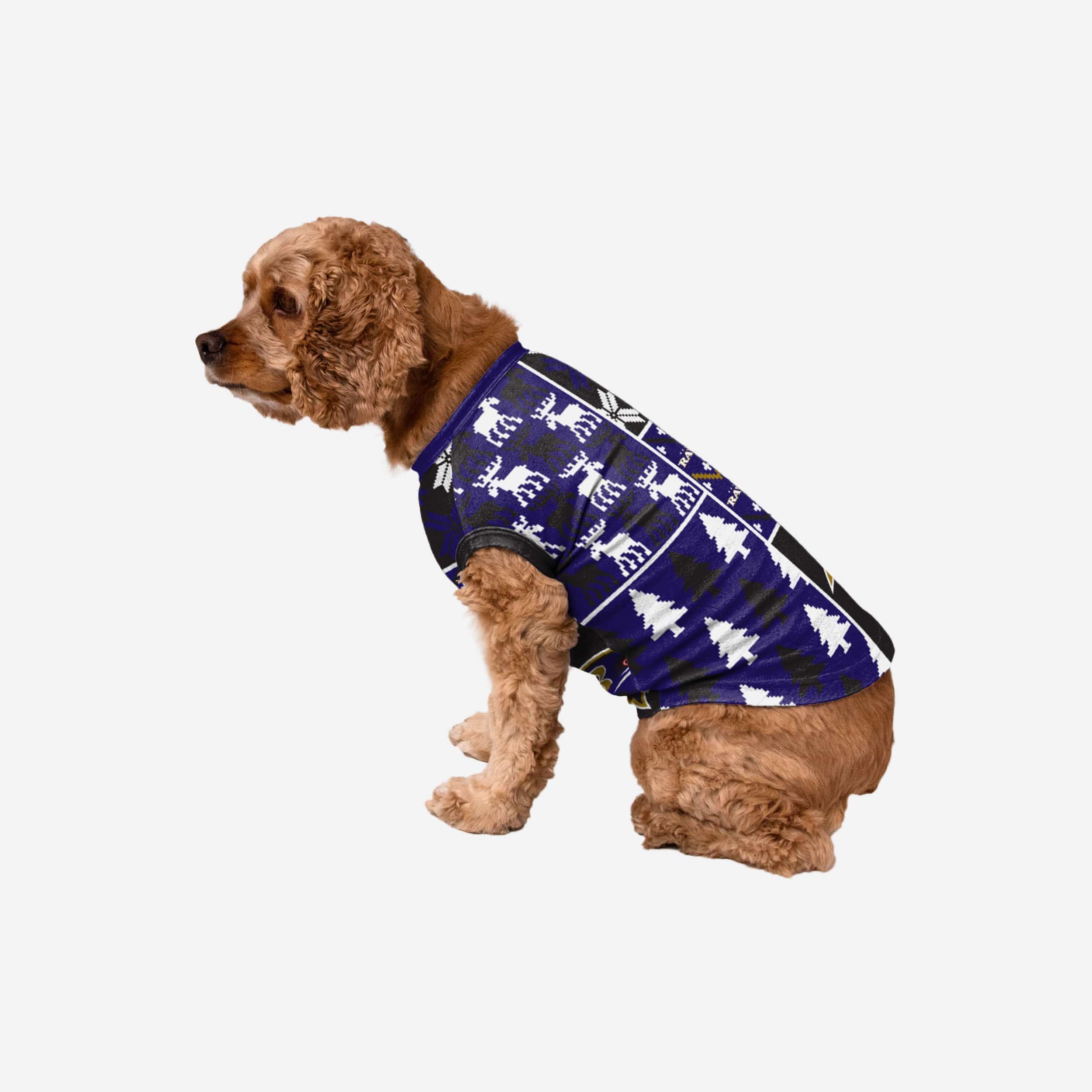 baltimore ravens dog sweater