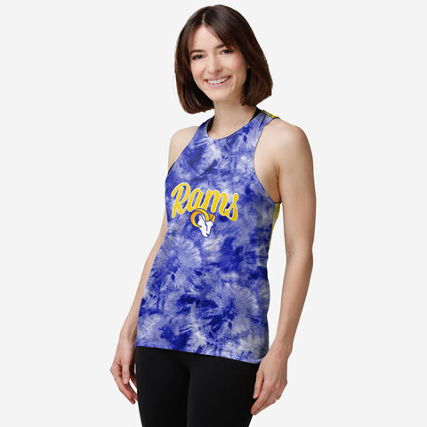 FOCO Los Angeles Dodgers MLB Womens Tie-Breaker Sleeveless Top