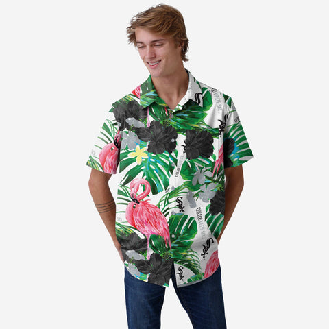 Custom White Sox Hawaiian Shirt Turtle Tropical Flower Chicago White Sox  Gift - Personalized Gifts: Family, Sports, Occasions, Trending