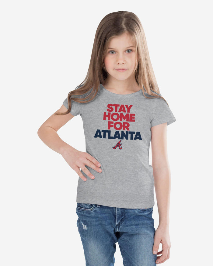 girls atlanta braves shirt