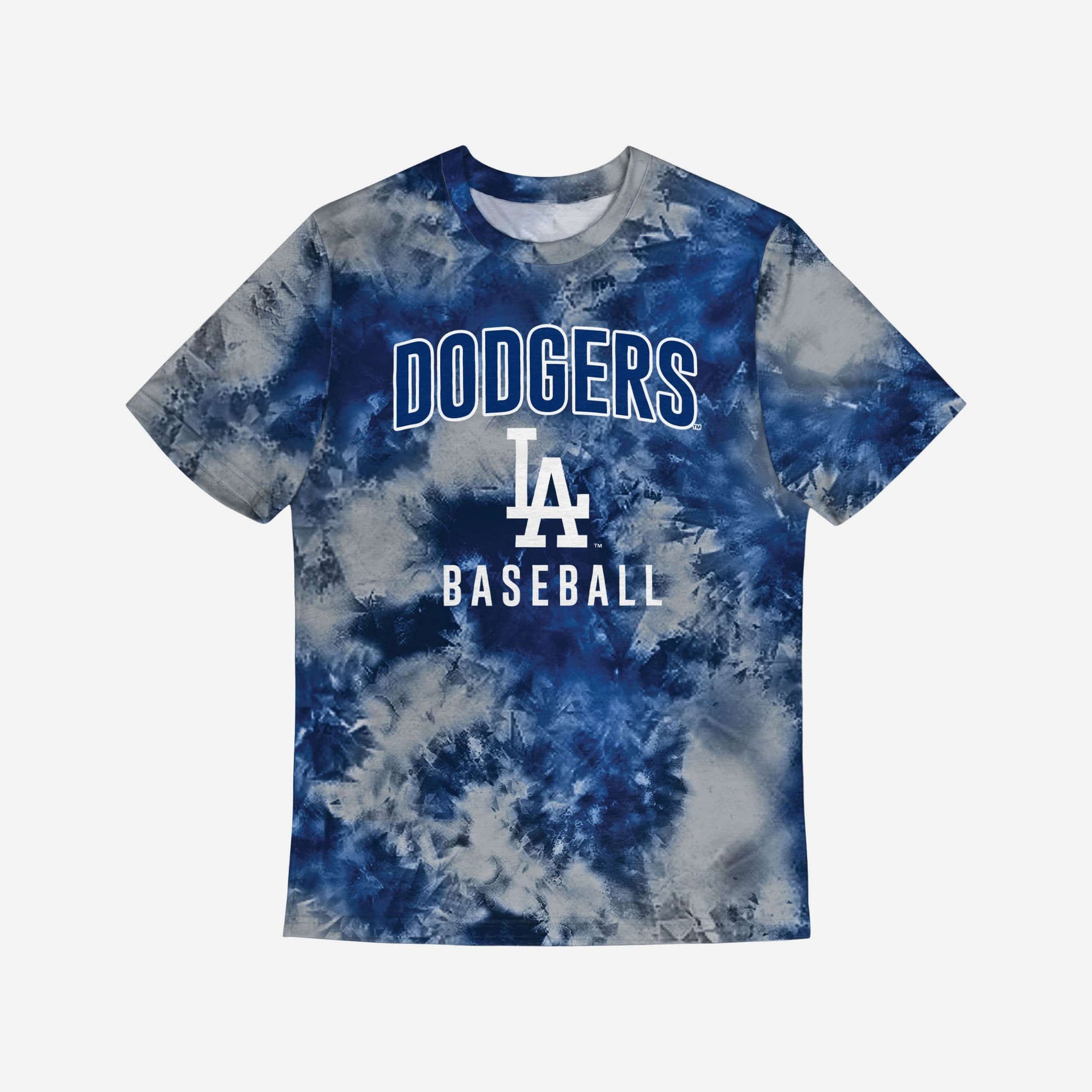 Men's New Era Royal Los Angeles Dodgers Team Tie-Dye T-Shirt