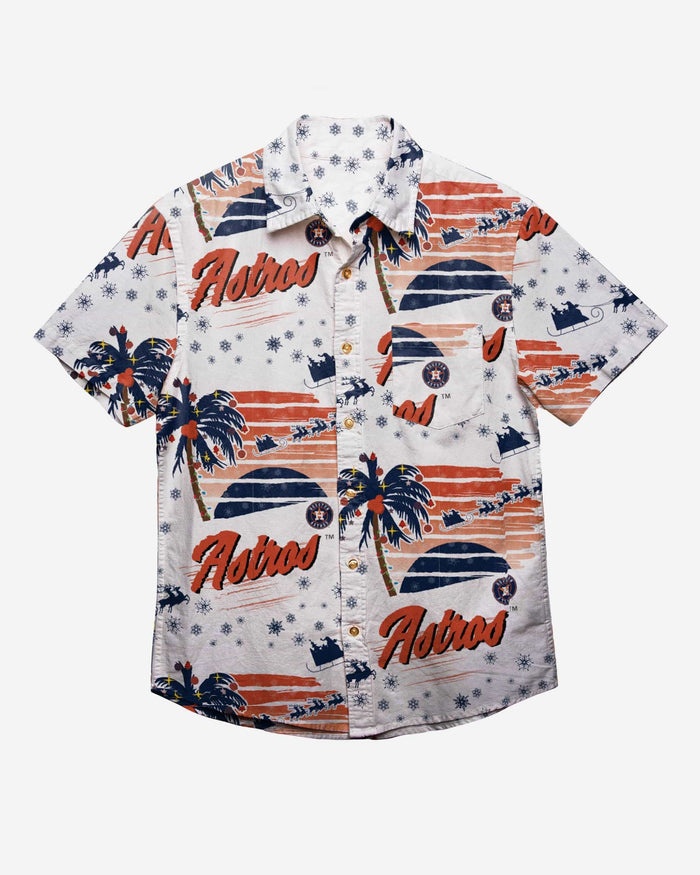 houston astros button down shirt