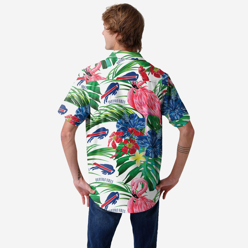 Buffalo Bills Flamingo Button Up Shirt FOCO