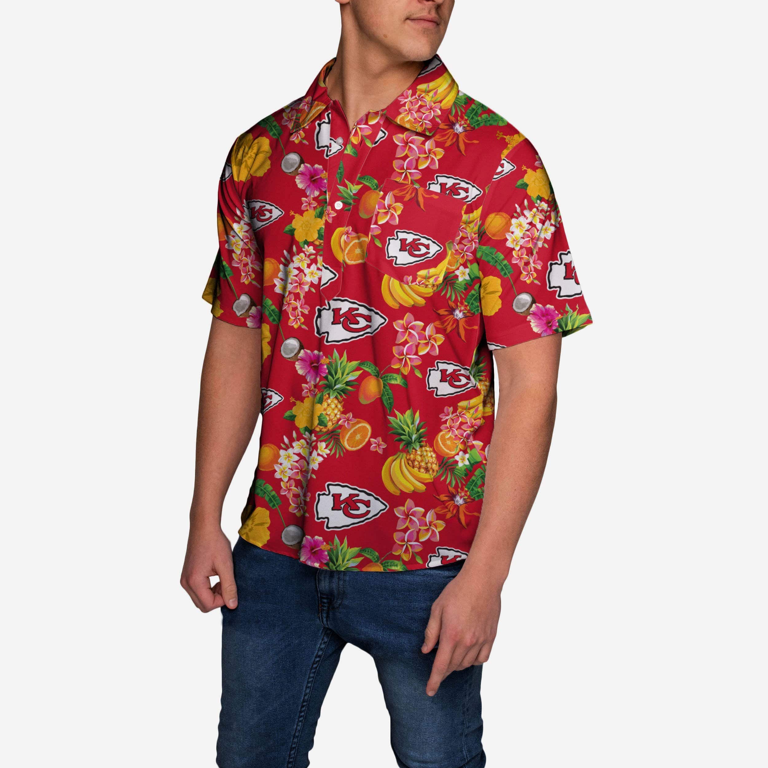 Waikato Chiefs Super Rugby Hawaiian Shirt Button Up Polo Shirt