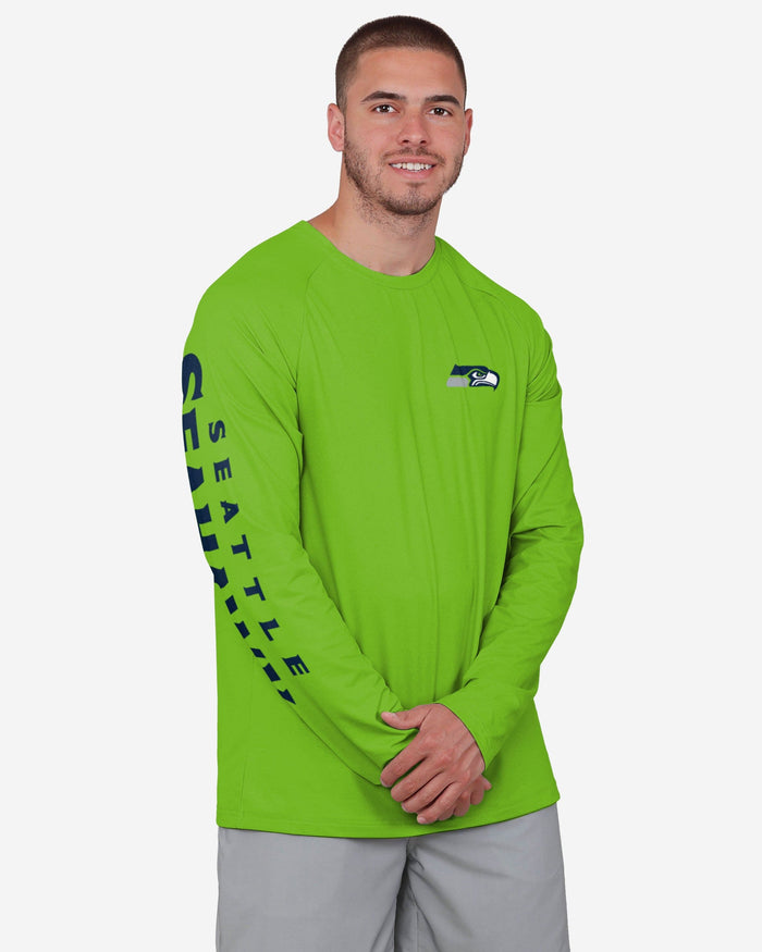 seahawks lime green long sleeve shirt