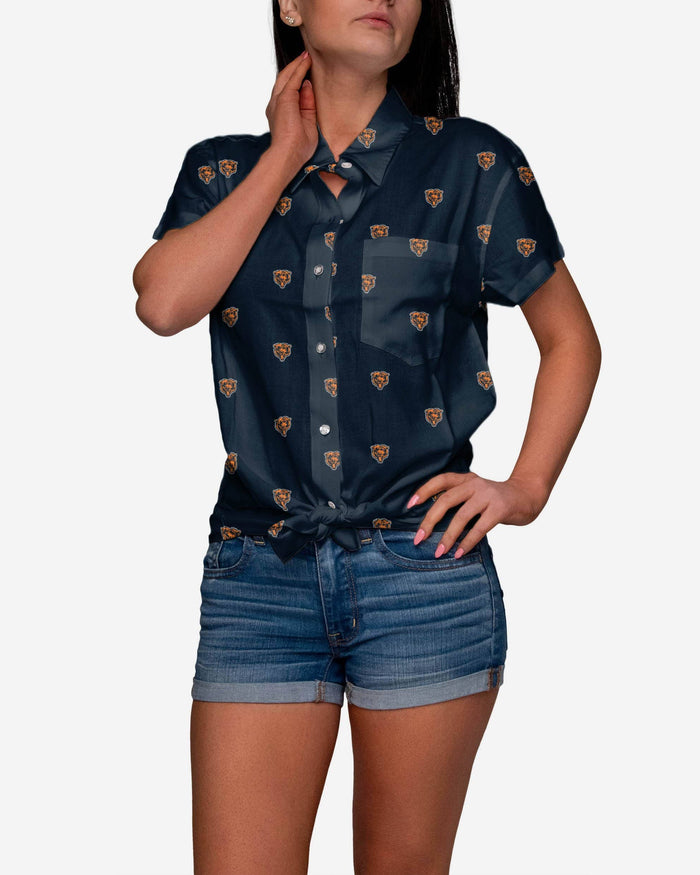 chicago bears denim shirt