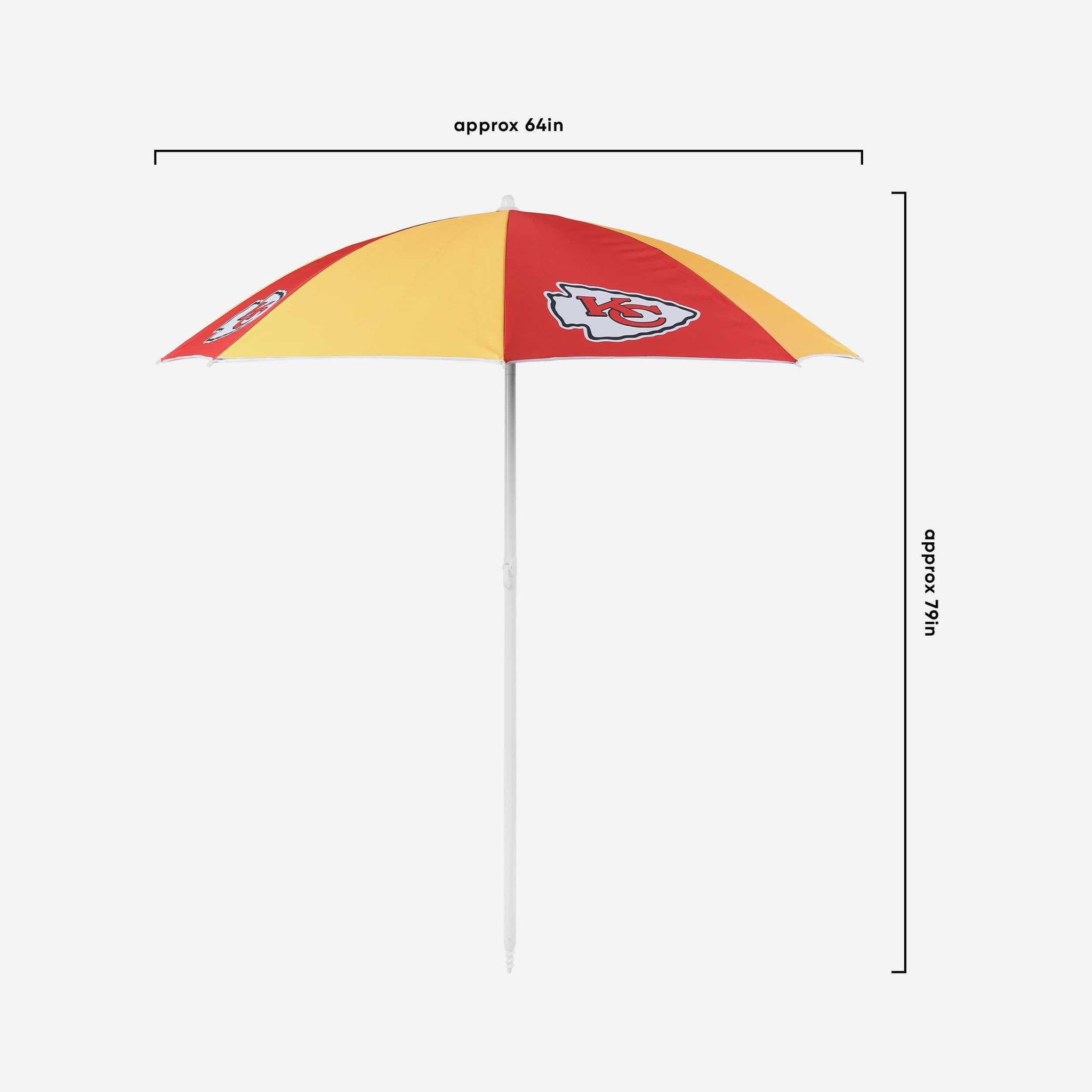 Kansas City Chiefs Beach Umbrella FOCO