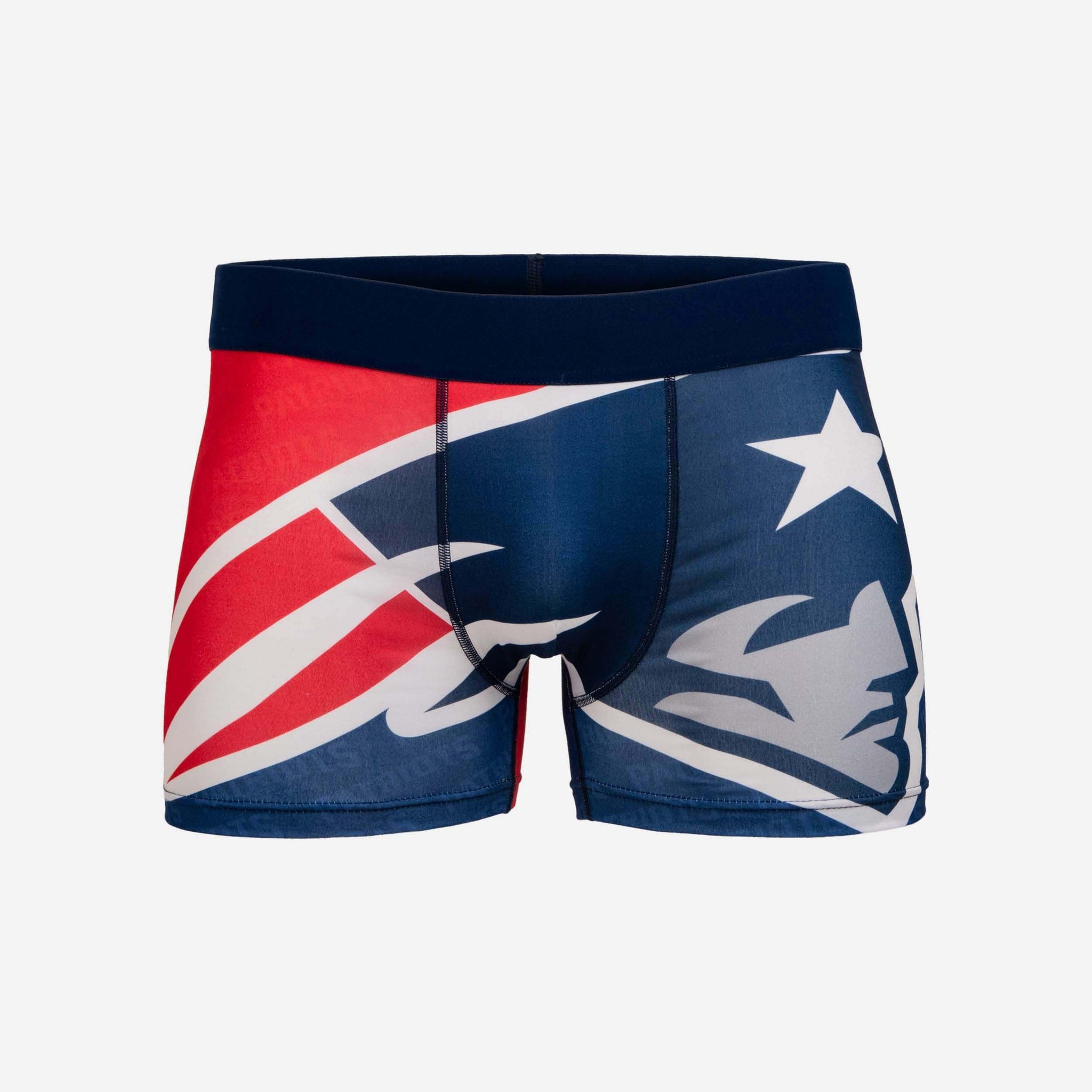 New England Patriots Printed Big Logo Underwear FOCO.com