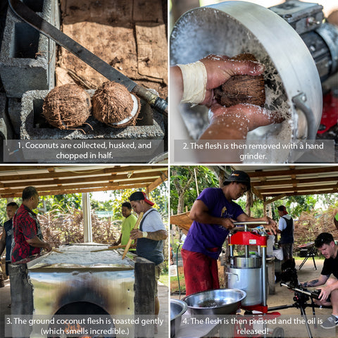 Ethique Coconut Oil making in Samoa