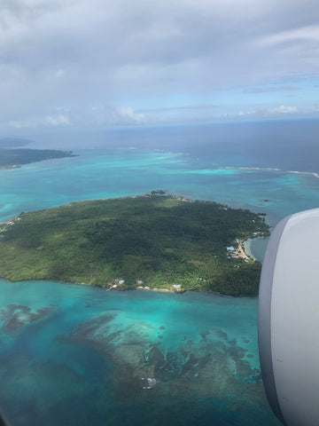 Samoa plane view