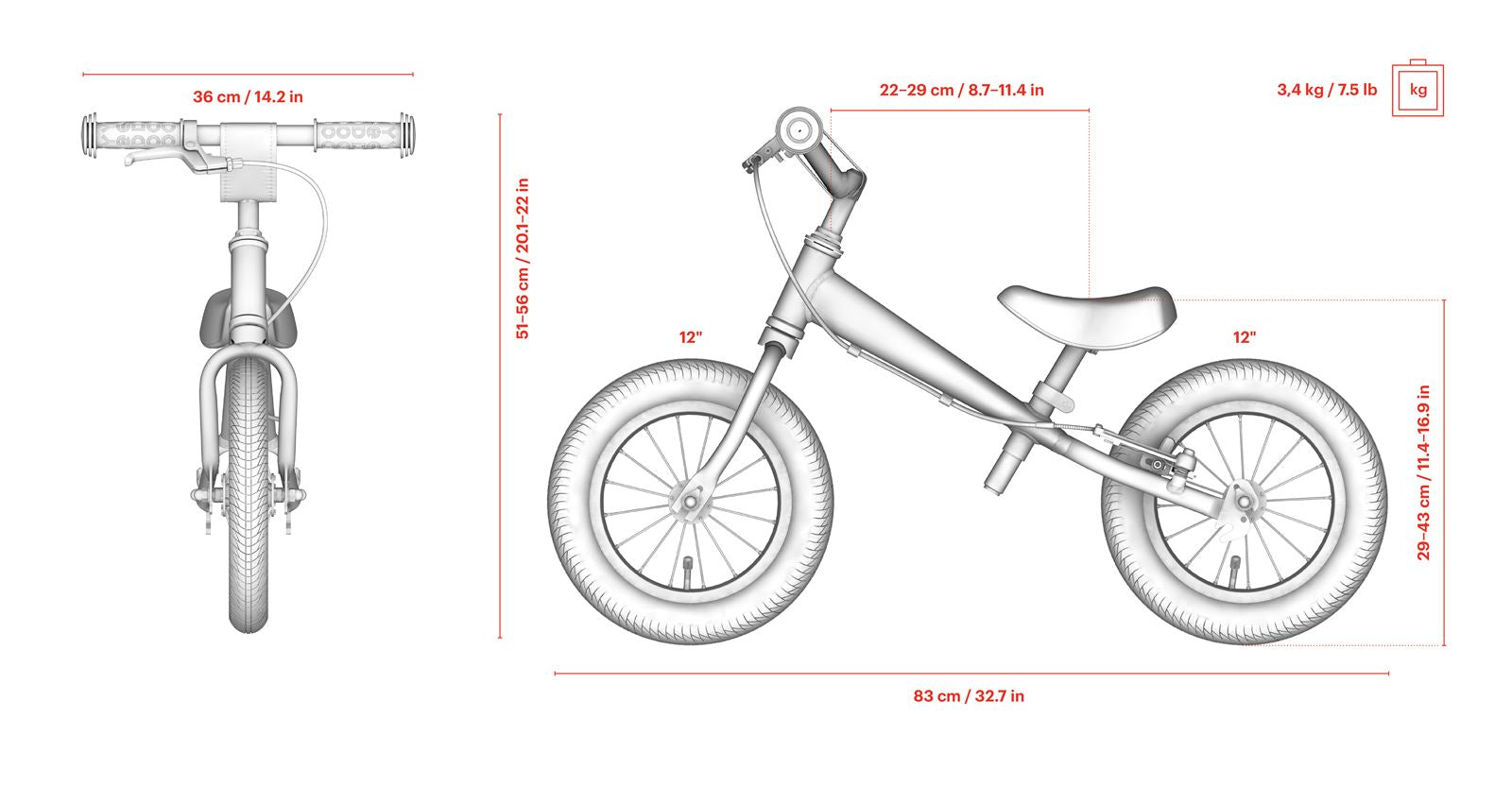 bike dimensions