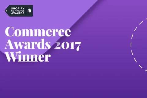 Shopify Commerce Awards 2017 Winner