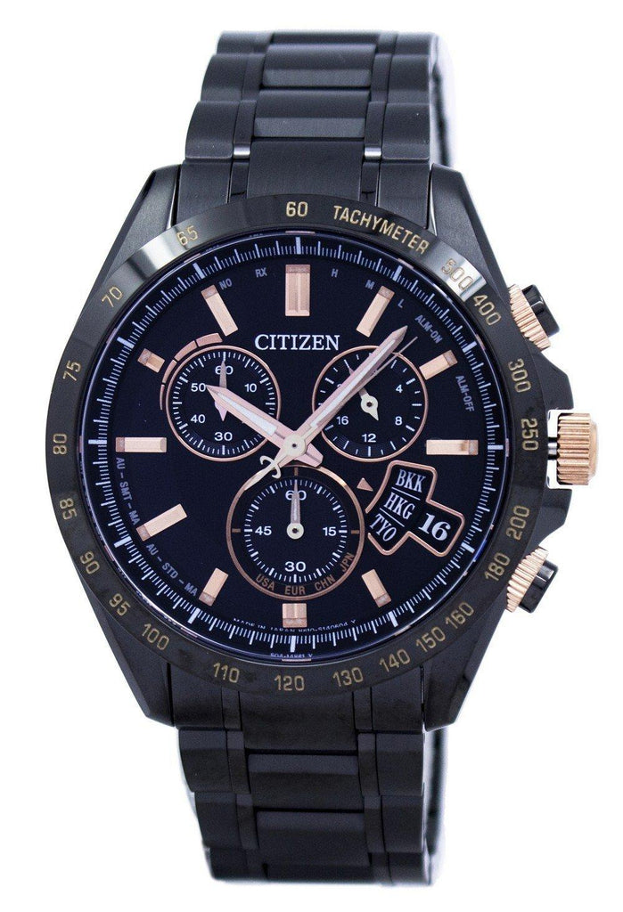 Citizen Eco Drive Chronograph World Time Japan Made By0135 57e Men S W Demo Creationwatches