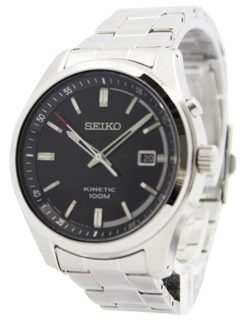 seiko kinetic black