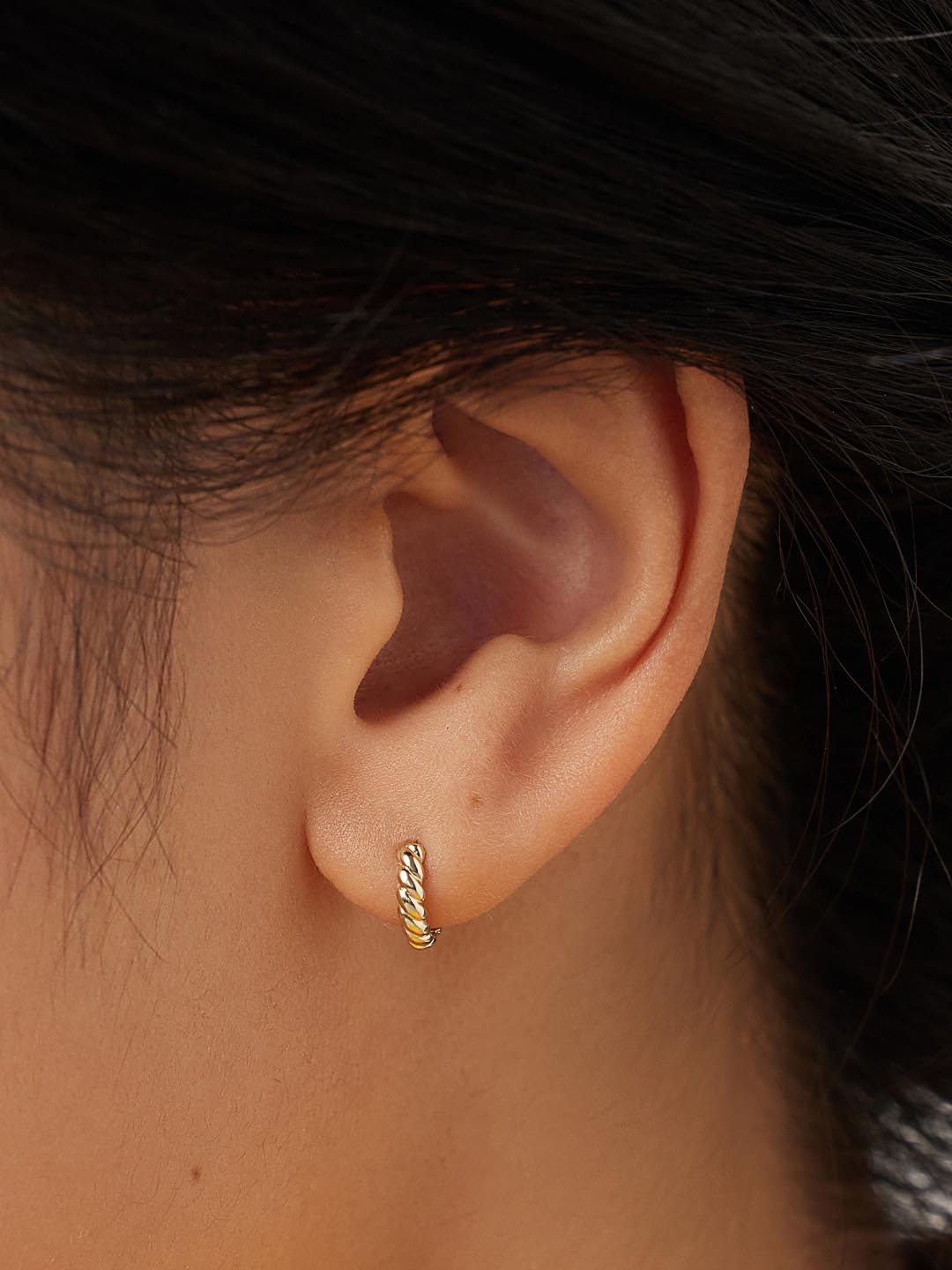 Gold Hoop Earrings - Rox Small | Ana Luisa Jewelry