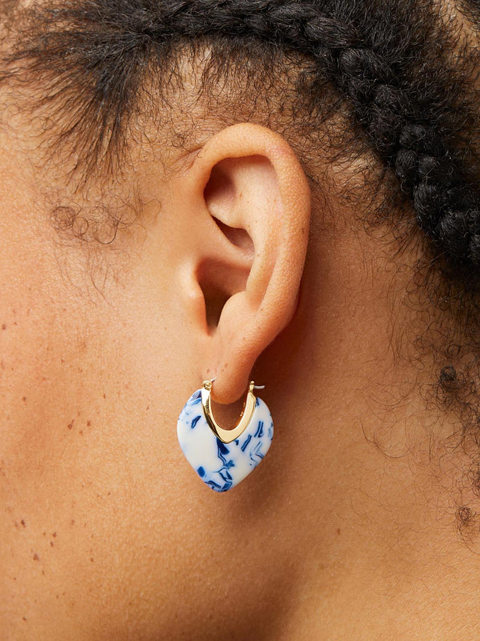 The Golden Leaf Statement Earrings - Looksnap