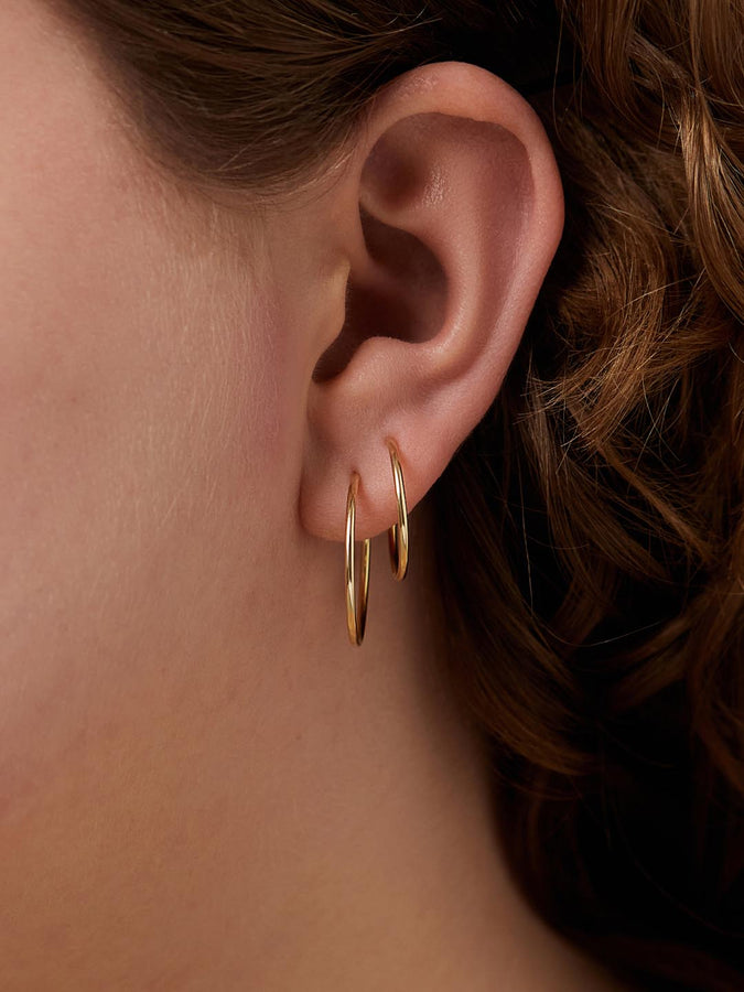 Stainless Steel Thick Gold Huggie Hoop Earrings For Men Women Classic  Vintage Small Hoop Earrings Fashion - Hoop Earrings - AliExpress