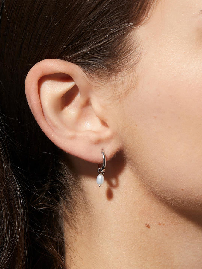 Small Pearl Drop Earrings