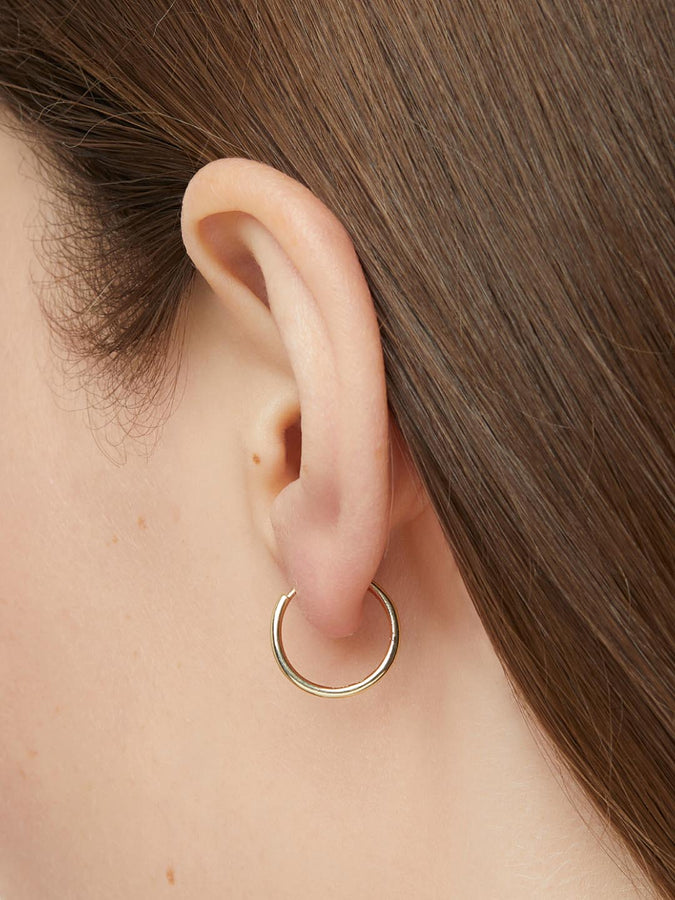 Small Gold Hoop Earrings - Sayer, Ana Luisa