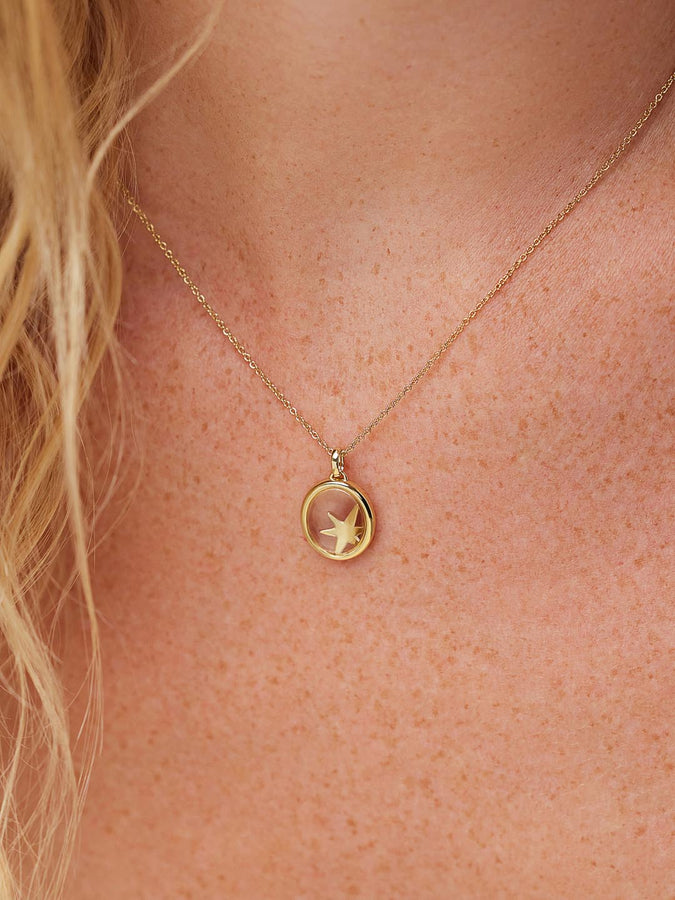 Gold Pendant - Gold Letter Charm | Ana Luisa Jewelry