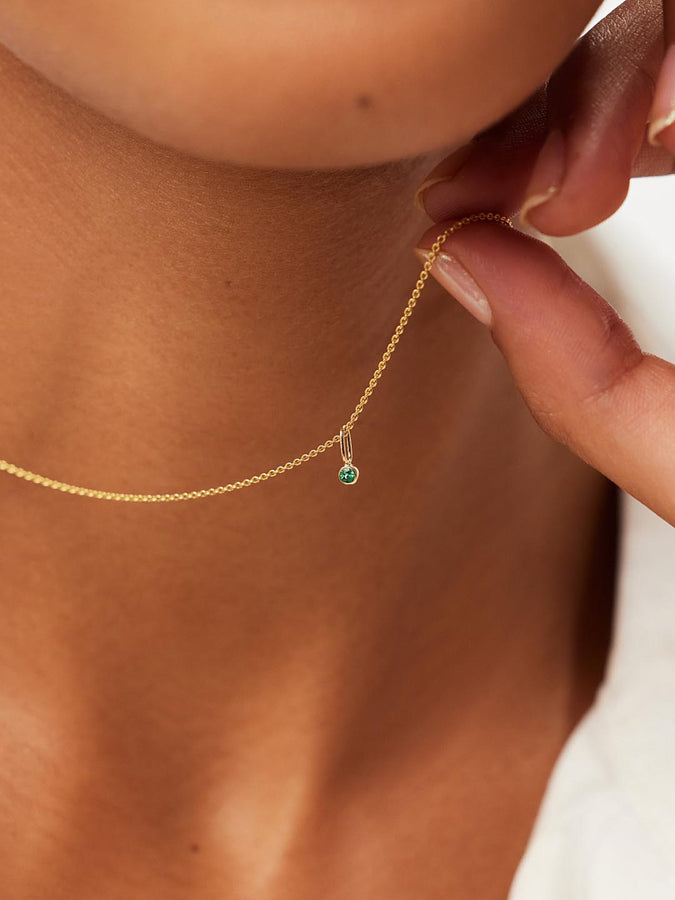 Gold Charm Necklace - Ocean | Ana Luisa Jewelry