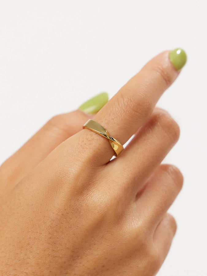 Gold Band Ring - Eliora | Ana Luisa Jewelry