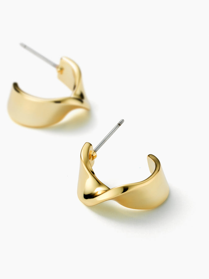 Small Gold Hoop Earrings - Tia Mini, Ana Luisa