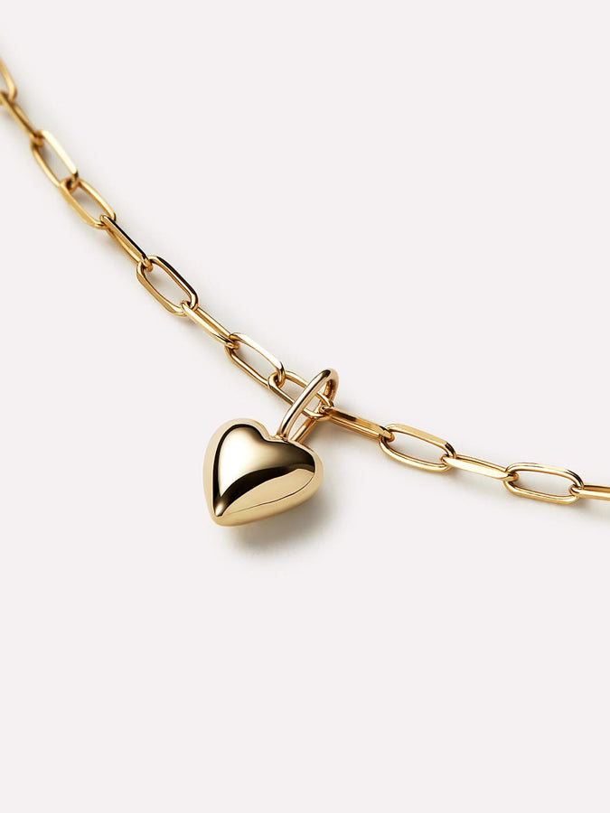 14K Yellow Gold Estate Double Link Charm Bracelet – Long's Jewelers