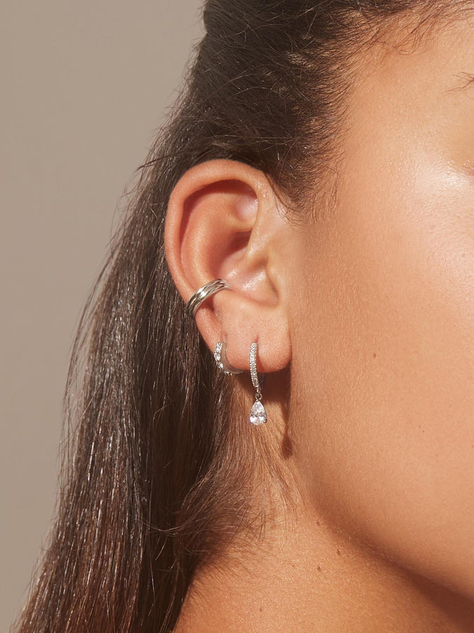 Ana Luisa Jewelry Sterling Silver Double Hoop Earrings